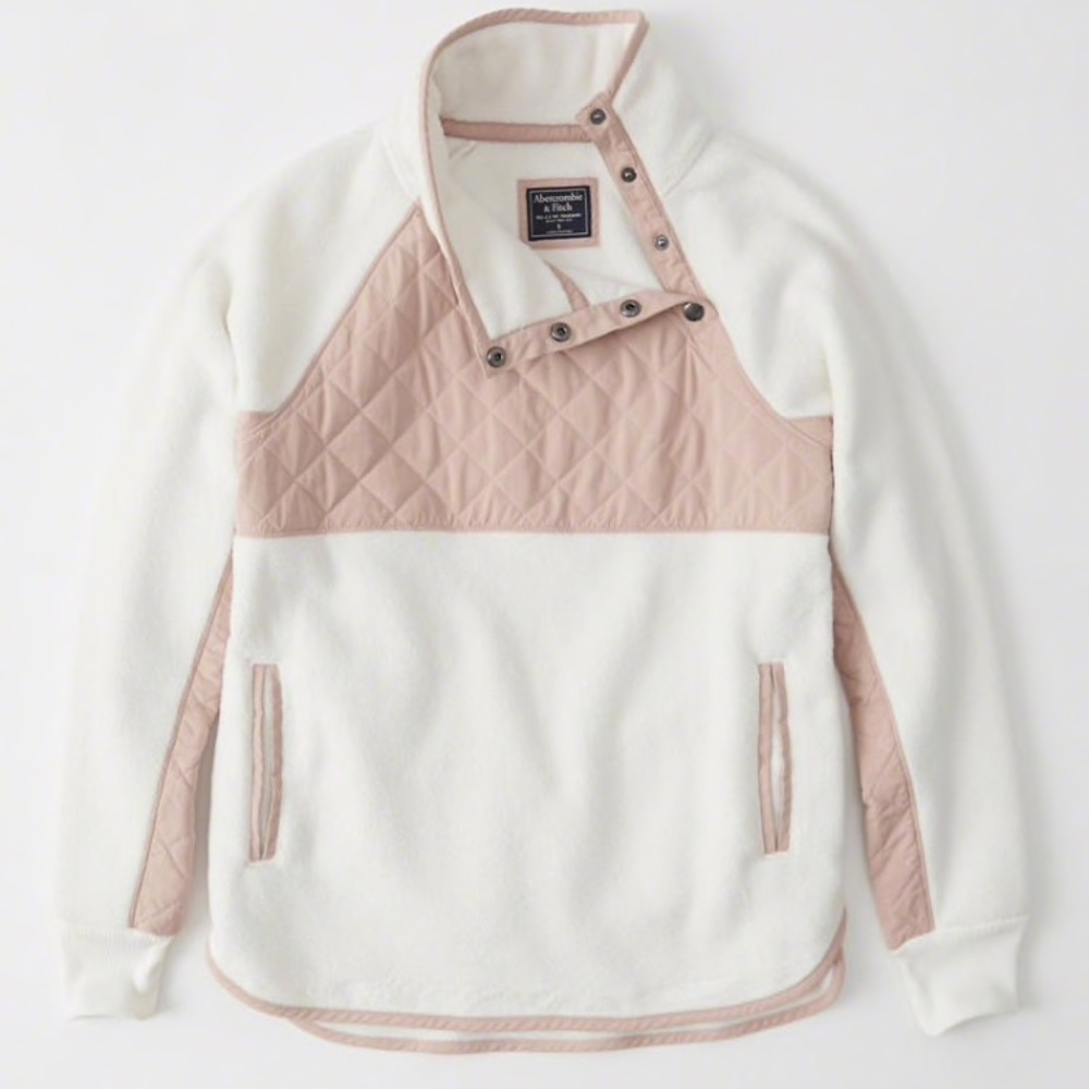 NWOT Asymmetrical Snap-Up Fleece